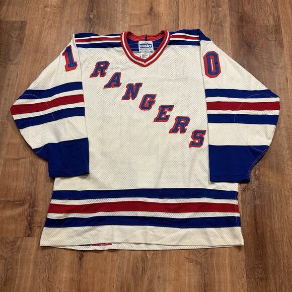 Vintage New York Rangers Petr Nedved Jersey CCM Cosby Authentic NHL Hockey 50 - Picture 3 of 8
